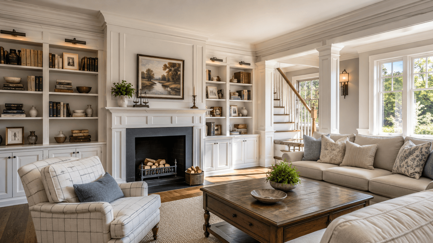 North Shore Home with Custom Millwork and Built-Ins